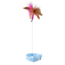 Load image into Gallery viewer, 1Pc Cats Toys Feathers Wand Interactive Toy Kitten Toys with Bell Pets Collar Playing Teaser Wand Training Toys for Cats Supplies
