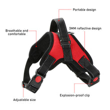 Load image into Gallery viewer, Adjustable Dog Harness Pet Small Medium Large Big Dogs Small Medium Large Big Dogs Saddle Style Chest and Shoulder Straps