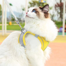 Load image into Gallery viewer, Adjustable Puppy Cat Harness Vest Reflective Breathable Adjustable Pet Harness for Small Medium Dogs Outdoor Walking