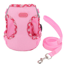 Load image into Gallery viewer, Pet Harness Anti-Pull Adjustable Comfortable Traction Rope Pet Harness Leash Set for Small Dogs and Cats