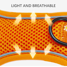 Load image into Gallery viewer, Pet Harness Reflective Dog Harness Vest Adjustable Safety Lead Straps for Medium Large Dogs French Bulldog Walking Harnesses