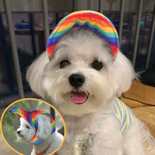 Load image into Gallery viewer, 1Pc Pet Baseball Hat Dog Accessories Pet Beret Hat Teddy Duck Tongue Hat for Large Medium Small Dogs Summer Solid Color