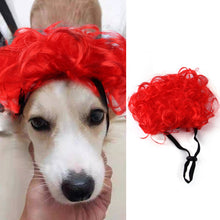 Load image into Gallery viewer, 1Pc Pet Wigs Cosplay Props Funny Dogs Cats Cross-Dressing Hair Hat Costumes Head Accessories For Halloowen Christmas Pets Supplies