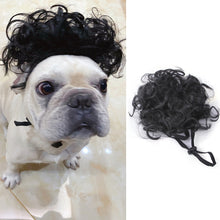 Load image into Gallery viewer, 1Pc Pet Wigs Cosplay Props Funny Dogs Cats Cross-Dressing Hair Hat Costumes Head Accessories For Halloowen Christmas Pets Supplies