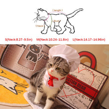 Load image into Gallery viewer, Pet Cooking King Hat Chef Clothes Hats Set Cat Dog Transformation Dress Cute Photo Decoration Hat Dog Costume Dog Hat Pet Accessories