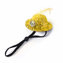 Load image into Gallery viewer, Funny Hats For Small Animals Pet Chicken Duck Hats For Hens Tiny Pets Funny Chicken Accessories Feather Top Hat With Adjustable Elastic Chin Strap Rooster Duck
