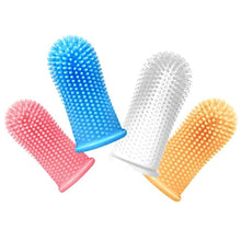 Load image into Gallery viewer, 1Pc Soft Silicone Pet Dog Finger Toothbrush Cleaning Bad Breath Care Nontoxic Clean Tool Dog Toothbrush Accessories