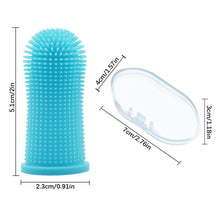 Load image into Gallery viewer, 1Pc Soft Silicone Pet Dog Finger Toothbrush Cleaning Bad Breath Care Nontoxic Clean Tool Dog Toothbrush Accessories