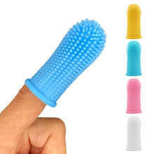 Load image into Gallery viewer, 1Pc Soft Silicone Pet Dog Finger Toothbrush Cleaning Bad Breath Care Nontoxic Clean Tool Dog Toothbrush Accessories