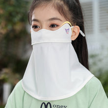 Load image into Gallery viewer, Children's Sunscreen Mask UPF50+ Extended Neck Ice Silk Mask With Cartoon Pattern Outdoor Sports Entertainment Sunscreen Gear