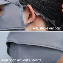 Load image into Gallery viewer, UPF50+ Full Face Sunscreen Mask With Brim Outdoor UV Protection Cycling Driving Ice Silk Facekini