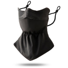 Load image into Gallery viewer, Extended Neck Support Sunscreen Mask UV Protection Eye Protection 3D Ice Silk Mask Outdoor Cycling Driving Breathable Facekini