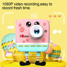 Load image into Gallery viewer, Children's Digital Camera 2.0-Inch IPS HD Screen Fun Cartoon Camera Video MP3 Play Games Available
