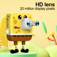 Load image into Gallery viewer, Children's Digital Camera 2.0-Inch IPS HD Screen Fun Cartoon Camera Video MP3 Play Games Available
