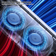 Load image into Gallery viewer, Car Interior Seat Fan Backseat Cooling Fan Front Rear Seat Headrest Cooling Air Fan with USB Powered Adjustable Strap