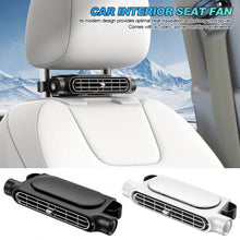 Load image into Gallery viewer, Car Interior Seat Fan Backseat Cooling Fan Front Rear Seat Headrest Cooling Air Fan with USB Powered Adjustable Strap