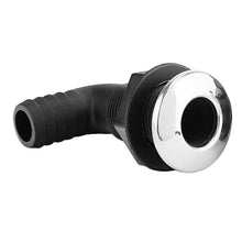 Load image into Gallery viewer, Marine Boat Thru Hull Fitting 90° Connector Plastic Boat Drain Bilge Pump Plumbing For 3/4, 1Inch Hose