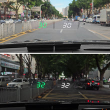 Load image into Gallery viewer, Car GPS HUD Head Up Display Digital Speedometer Speed Meter KMH/MPH for Car Truck Plug and Play Auto Part Accessories