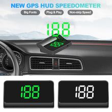 Load image into Gallery viewer, Car GPS HUD Head Up Display Digital Speedometer Speed Meter KMH/MPH for Car Truck Plug and Play Auto Part Accessories