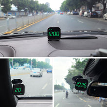 Load image into Gallery viewer, Digital Mini Car HUD Head Up Display GPS Speedometer Gauges Compass USB Port Compass Speed Meter For Car Pickup Trucks with Suction Cup Bracket