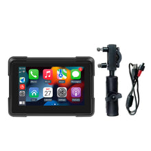 Load image into Gallery viewer, 5" Screen Motorcycle Navigation GPS Wireless Apple Carplay Android Auto Motorcycle BT IP67 Waterproof Touch Screen Display