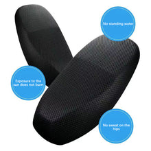 Load image into Gallery viewer, Motorcycle 3D Mesh Cushion Seat Cover Protector Anti-Slip Cushion Mesh Net Anti-skid Pad Mesh Seat Cover for Motorbike Scooter Electric Bike