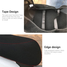 Load image into Gallery viewer, Motorcycle 3D Mesh Cushion Seat Cover Protector Anti-Slip Cushion Mesh Net Anti-skid Pad Mesh Seat Cover for Motorbike Scooter Electric Bike