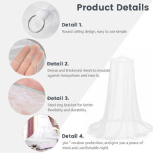 Load image into Gallery viewer, Mosquito Mesh Net Large Dome Hanging Mosquito Net Bed Net Tent Fly Insect Repellent Protection Summer Polyester Anti Mosquito Net