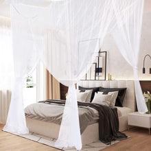 Load image into Gallery viewer, Mosquito Mesh Net Large Four Door Hanging Mosquito Net Bed Net Tent Fly Insect Repellent Protection Summer Polyester Anti Mosquito Net