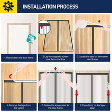 Load image into Gallery viewer, Magnetic Screen Door Curtain AntiMosquito Insect Fly Bug Household Ventilation Door Curtain For Kitchen Indoor Living Room Baby Care