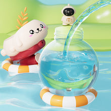 Load image into Gallery viewer, Kids Summer Spray Water Toy With Light Game Frog Spaceman Bath Toys For Boys Girls Outdoor Beach Pool Toys Gift Water Fights