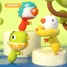 Load image into Gallery viewer, Mini Cartoon Animal Children Pressure Water Spray Toy Baby Bath Toy Fight Tool Toy Kid Gift Water Fights Beach Pool Toys