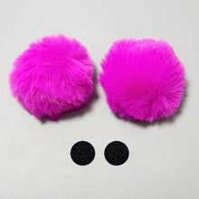 Load image into Gallery viewer, 2Pcs Car Motorcycle Helmet Decoration Soft Plush Ball For Motocross Full Face Off Road Helmet Sticker