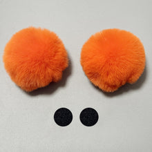 Load image into Gallery viewer, 2Pcs Car Motorcycle Helmet Decoration Soft Plush Ball For Motocross Full Face Off Road Helmet Sticker
