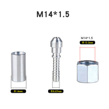 Load image into Gallery viewer, Car Washer Water Cleaning Hose Pipe Fitting Twist Connector High Pressure Washer Hose Insert Fittings D14 D15mm Ring Nut M22 M14