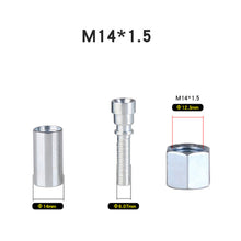 Load image into Gallery viewer, Car Washer Water Cleaning Hose Pipe Fitting Twist Connector High Pressure Washer Hose Insert Fittings D14 D15mm Ring Nut M22 M14