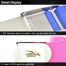 Load image into Gallery viewer, 1.3/1.5/1.9M Diving Weight Belt Stainless Steel Quick Release Configured With Lead Buckle Storage Bag Diving Equipment
