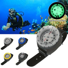 Load image into Gallery viewer, Outdoor Professional Diving Luminous Compass Strap Strong Magnetic 50M Waterproof Watch Diving Compass