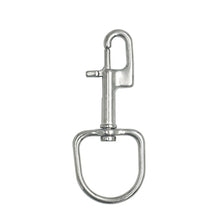 Load image into Gallery viewer, 316 Stainless Steel Single/Double Head Diving Hook Quick Release Spring Buckle Tow Rope Hook 360° Rotation BCD Diving Equipment
