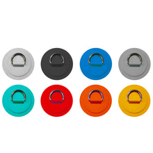 Load image into Gallery viewer, PVC Surfboard Dinghy Boat Patch Stainless Steel D Ring Deck Rigging Rope Ring Buckle Kayaking Inflatable Boat Accessories