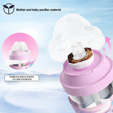 Load image into Gallery viewer, 400ML Fun Coffee Bottle With Straw 0 Sugar 0 Calorie Flavor Ring Portable Sports Water Cup Shake Shake Bottle