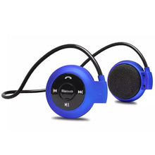 Load image into Gallery viewer, Mini Wireless Bluetooth Headphones Insert TF Card FM Radio Foldable Headsets Sports Stereo Headphones