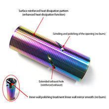 Load image into Gallery viewer, 1PC Color Bore Back Heat Dissipation Cylinder Toy Gun Stainless Steel Air Cylinder Modification Accessories For Jinming Exciting LDX Fine Strike SR16 Sima