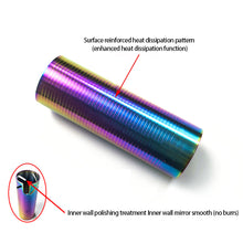 Load image into Gallery viewer, 1PC Color Bore Back Heat Dissipation Cylinder Toy Gun Stainless Steel Air Cylinder Modification Accessories For Jinming Exciting LDX Fine Strike SR16 Sima