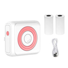 Load image into Gallery viewer, Mini Portable Pocket Bluetooth Thermal Printer Student Label Picture Error Scrapbook Printer