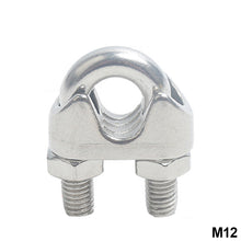 Load image into Gallery viewer, 304 Stainless Steel U-type Clamp Wire Clips Rope Clip Cable Bolts Rigging Hardware Clamps M2-M18