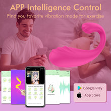 Load image into Gallery viewer, APP Controls The Stimulation Vibration Female Masturbation Flirtation Remote Control Invisible Wearable Jump Egg