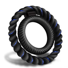 Load image into Gallery viewer, 10 Frequency Vibration Lock Ring Silicone Lock Ring Male Delayed Masturbator Adult Sex Toy Lock Ring