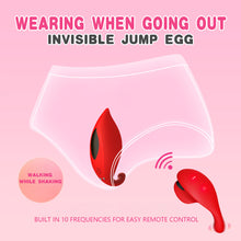 Load image into Gallery viewer, Wearing The Invisible Sucking Brush APP for Vibration Fun and Jumping Eggs Female Mastrubation Sex Toys