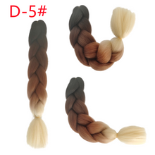 Load image into Gallery viewer, Elastic Hair Ties Jumbo Braid Hair Wig Dirty Braid Hair Rope for Girls Pigtails Long Wig Hair Rope Bows Hair Accessories